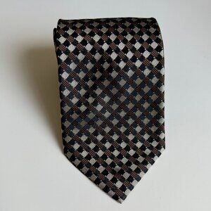 Valerio Garati Brown Silk Tie